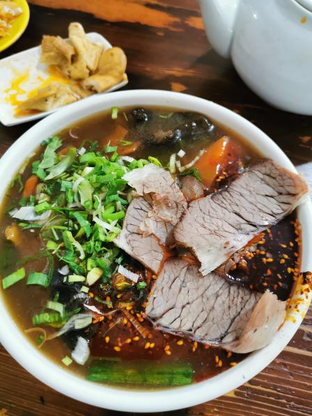 米乃牛肉面-"听说这家卤面还不错,今天来试一试.味道凑.