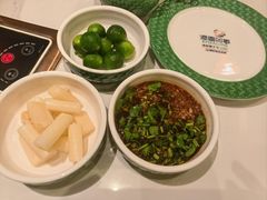 吃鸡蘸料-润园四季椰子鸡火锅(欢乐海岸店)