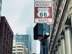 -66号公路起点牌