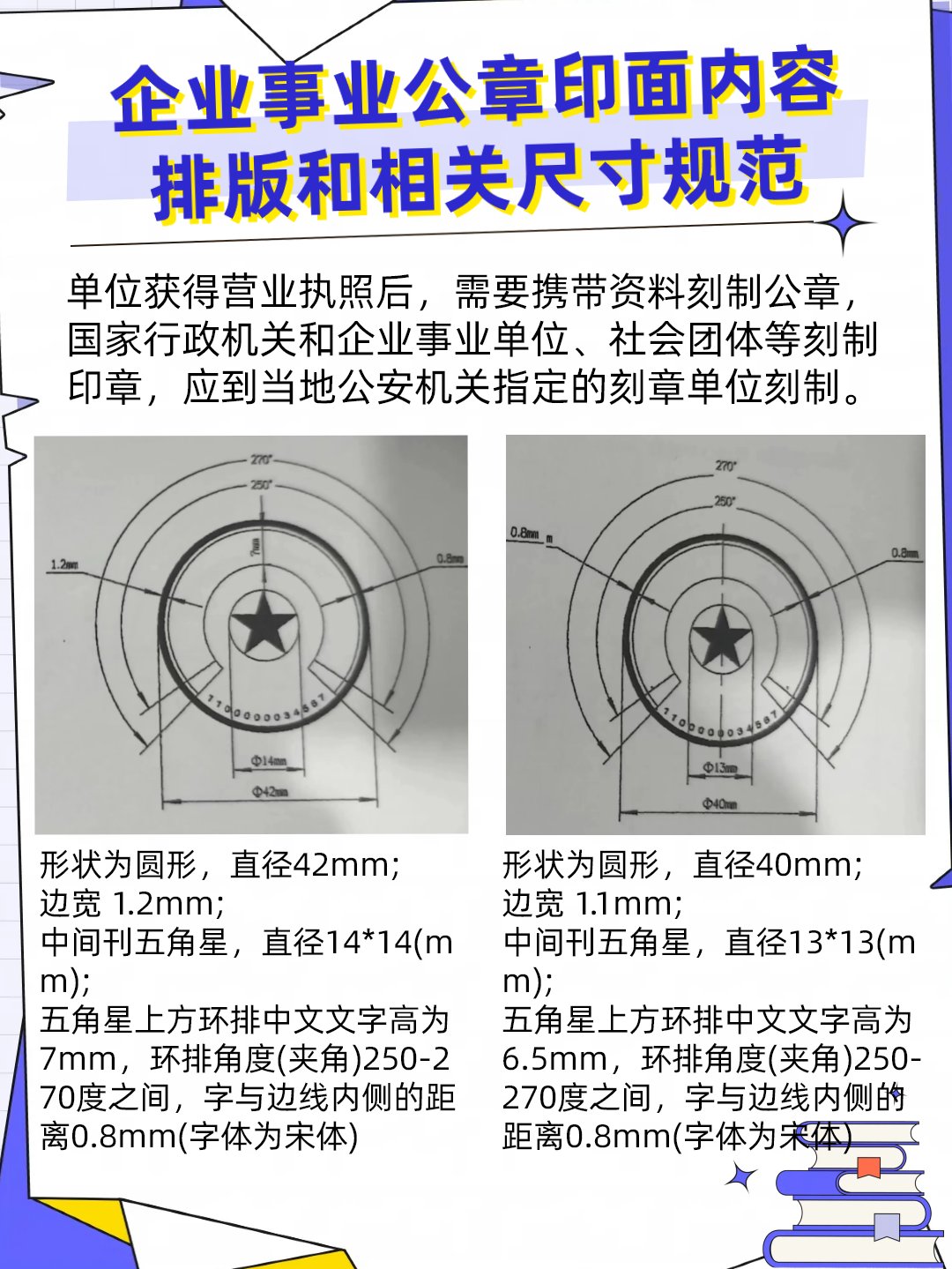 公司印章的尺寸图片