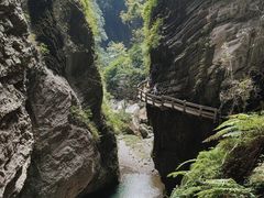 -龙水峡地缝景区
