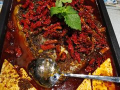 重庆豆花烤鱼-探鱼·鲜青椒爽麻烤鱼(朝阳悠唐广场店)