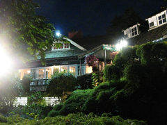 夜色下的餐馆-The Fish House in Stanley Park