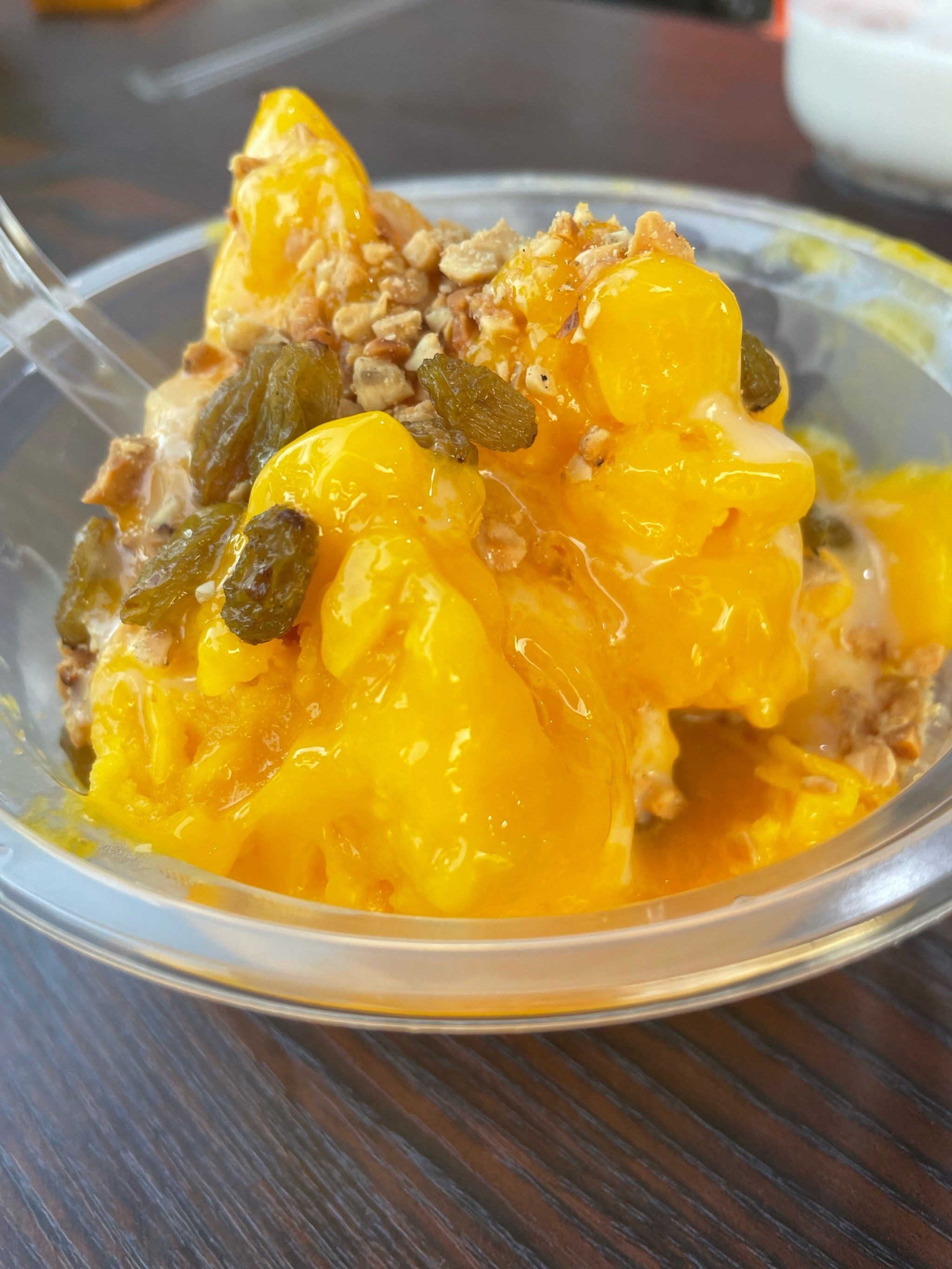 椰奶清补凉 芒果冰沙,特棒了,芒果的比例9