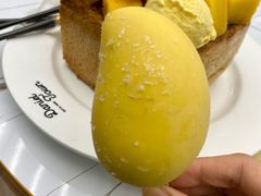 岛屿一芒果肉加芒果冰淇淋-丹礼糖甜品