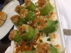 蒜蓉瑶柱蒸丝瓜-有璟阁港式餐厅(国贸商城店)