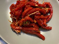 生拌牛肉-草家酱蟹炭火烤肉店(珲春南路一店)