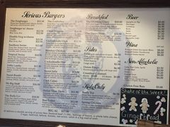 菜单-Fergburger(皇后镇店)