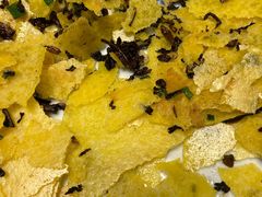 玉米片炒干菜-洪福饭店·十八年老店