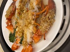 蒜蓉粉丝蒸龙虾-港畔赶海蒸汽海鲜烧烤自助(仙螺岛店)