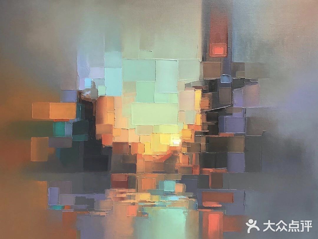 用油画表现近视患者的世界～[礼花]