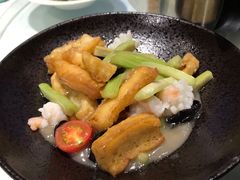 海味丝瓜烩油条-北京老铺烤鸭(老城根店)