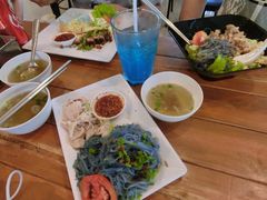 -蝶豆花蓝面条