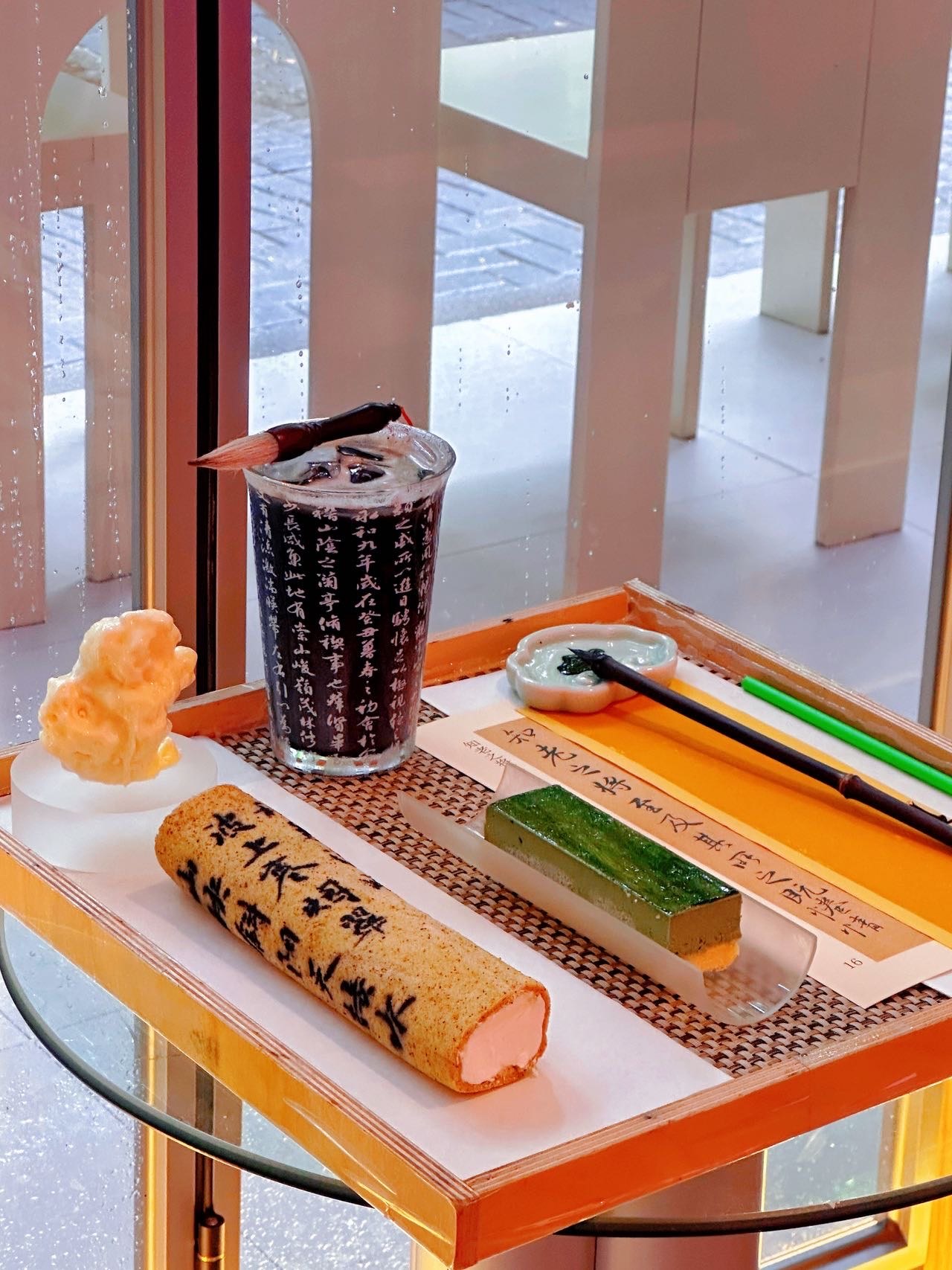 杭州新中式下午茶秘境曝光!曲水流觞茶席美