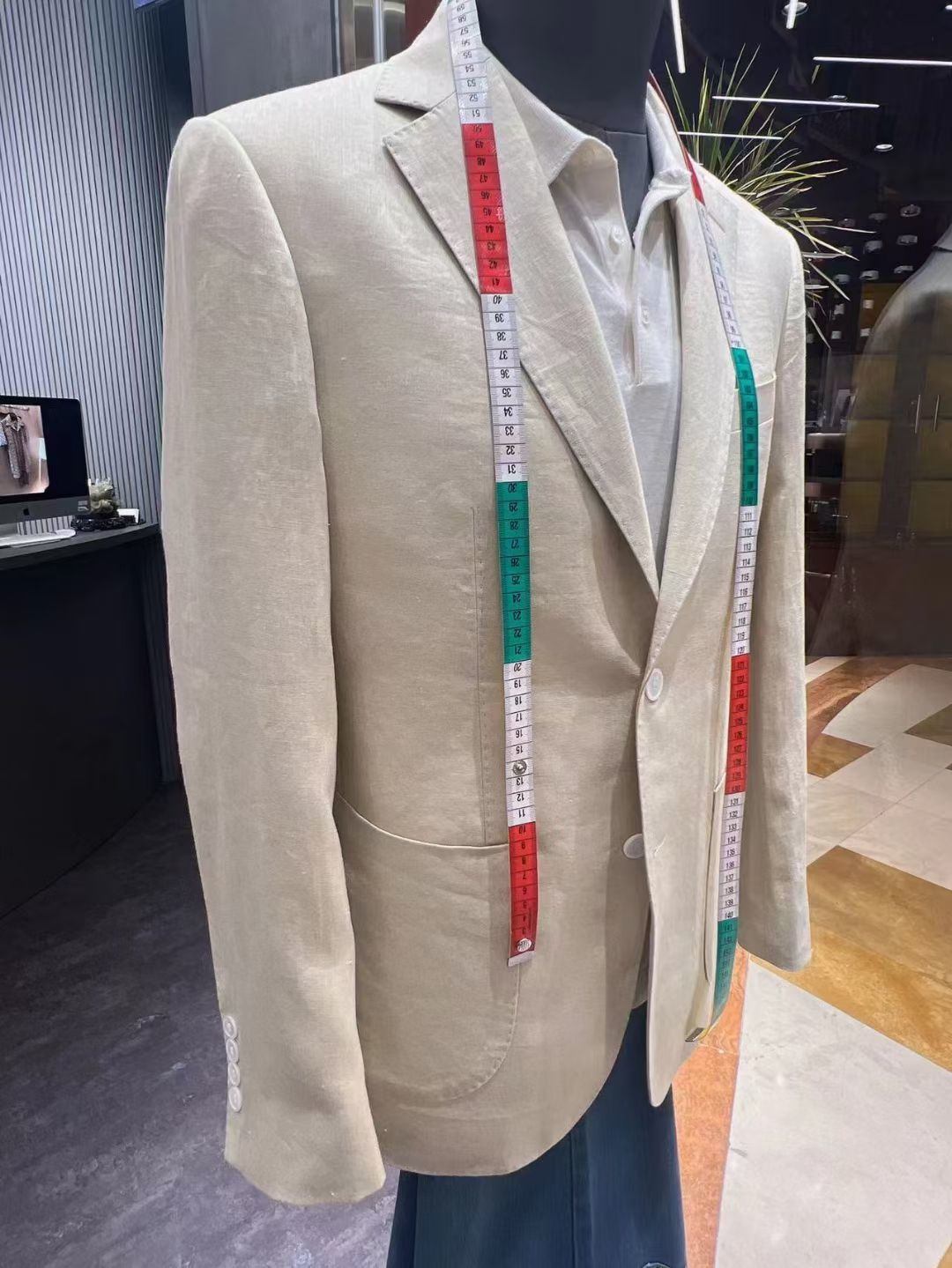 亚麻定制找我!维纳缇西服定制