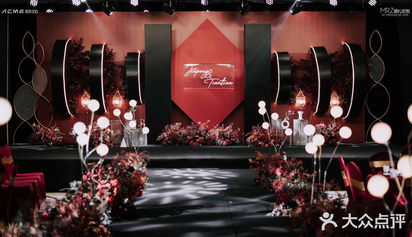 济南婚礼-红与黑的线条碰撞💥