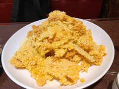 咸蛋黄锅巴-刘胖子家常菜·蹄花焖藕(中央花园店)