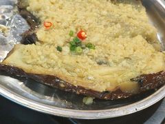 蒜泥茄子-宝记烧烤·碳锅羊肉·羊蝎子火锅·夜食社(文体路创始店)