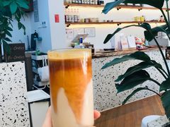 红豆沙拿铁-Line 咖啡(石厦花园店)