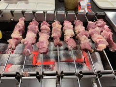 羊肉串-長壹旋转烤吧 农家鸡火锅