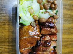 双拼饭叉烧拼油鸡-明腾壹间茶餐厅(新都会花园广场店)