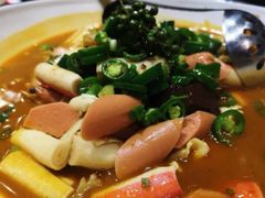 青椒海鲜毛血旺-野马国际·大汉食府