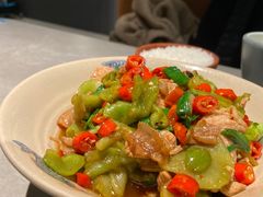 小炒莴笋皮-潇湘阁(汉光百货店)