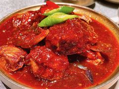 -草家酱蟹炭火烤肉店(珲春南路二店)