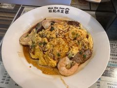 虾仁叉烧双拼滑蛋饭-旺记冰室(九龙中心大厦店)