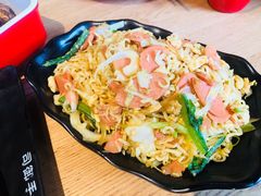 蛋炒方便面-司御手铜锅涮肉卤烤猪手(榆次新建路店)