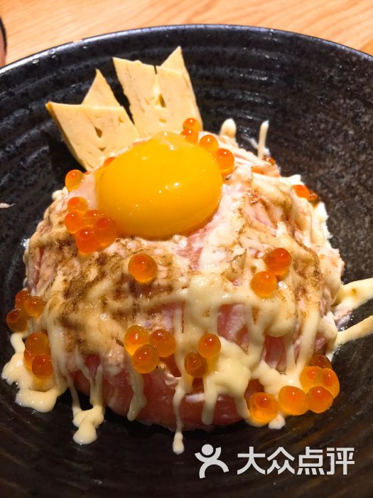 火灸三文鱼盖饭