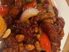 椒香虾仁爆鸡球-陈傻子餐厅(世纪都会店)