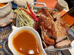 炭烤猪颈肉-荷花泰菜(东方新天地店)