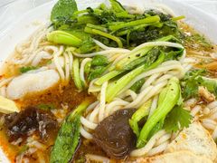 渔汤米线加青菜-华山医院-食堂