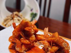 醋烹虾-崔义清鲁菜馆(大明湖店)