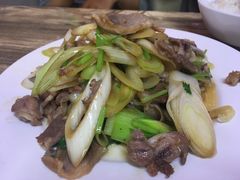 葱爆鲜切羊肉-王鹏家常菜馆