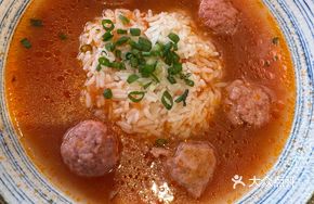 Tomato Meatball Rice