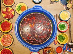 重庆原始红油现炒锅底-王歘歘·chuǎ火锅(五道营店)