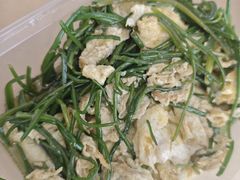 沙葱炒鸡蛋-壹阁胡羊焖饼(特色小吃街店)