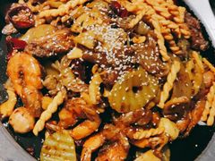 麻辣虾翅锅-小城外婆肴私房菜.家宴聚集点(圆明园颐和园·清河上地店)