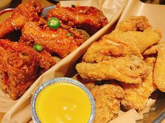 炸鸡翅一半一半-富乐满韩国正宗炸鸡韩国料理(虹泉路店)