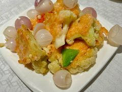 虾仁菜花-弘雅饭店