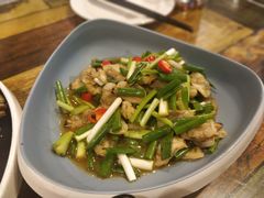 香葱拌蚬尖-金谷园饺子·烧烤·家宴(人大总店)