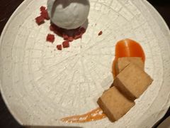 炸臭豆腐配臭芝士冰淇淋-随堂里