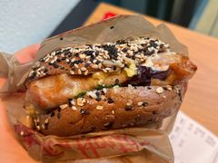 蛋香鸡腿肉贝果-Tims天好咖啡·贝果(星展店)