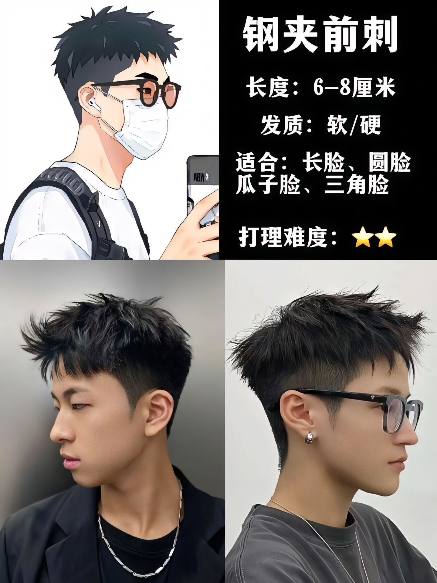 男生发型 根据脸型设计发型 总有一款适合你