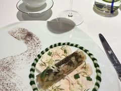 白芦笋卷和芦笋意面-Le Comptoir de Pierre Gagnaire