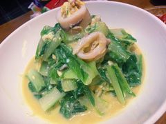 笔管鱼炒小白菜-必点海鲜·鲅鱼水饺(鞍山西道店)