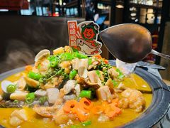 豪华鲜青椒蛙哈哈凌波鱼-探鱼·鲜青椒爽麻烤鱼(北京路天河城店)