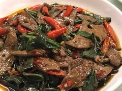 血皮菜炒猪肝-映秋饭店(李庄总店)